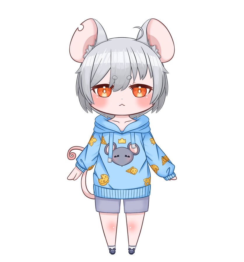 chibi model of @NemuiRatVT